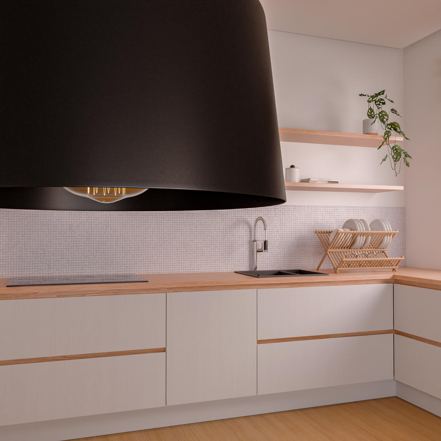 LAMPARA TECHO ARTANA NEGRO - Imagen 5