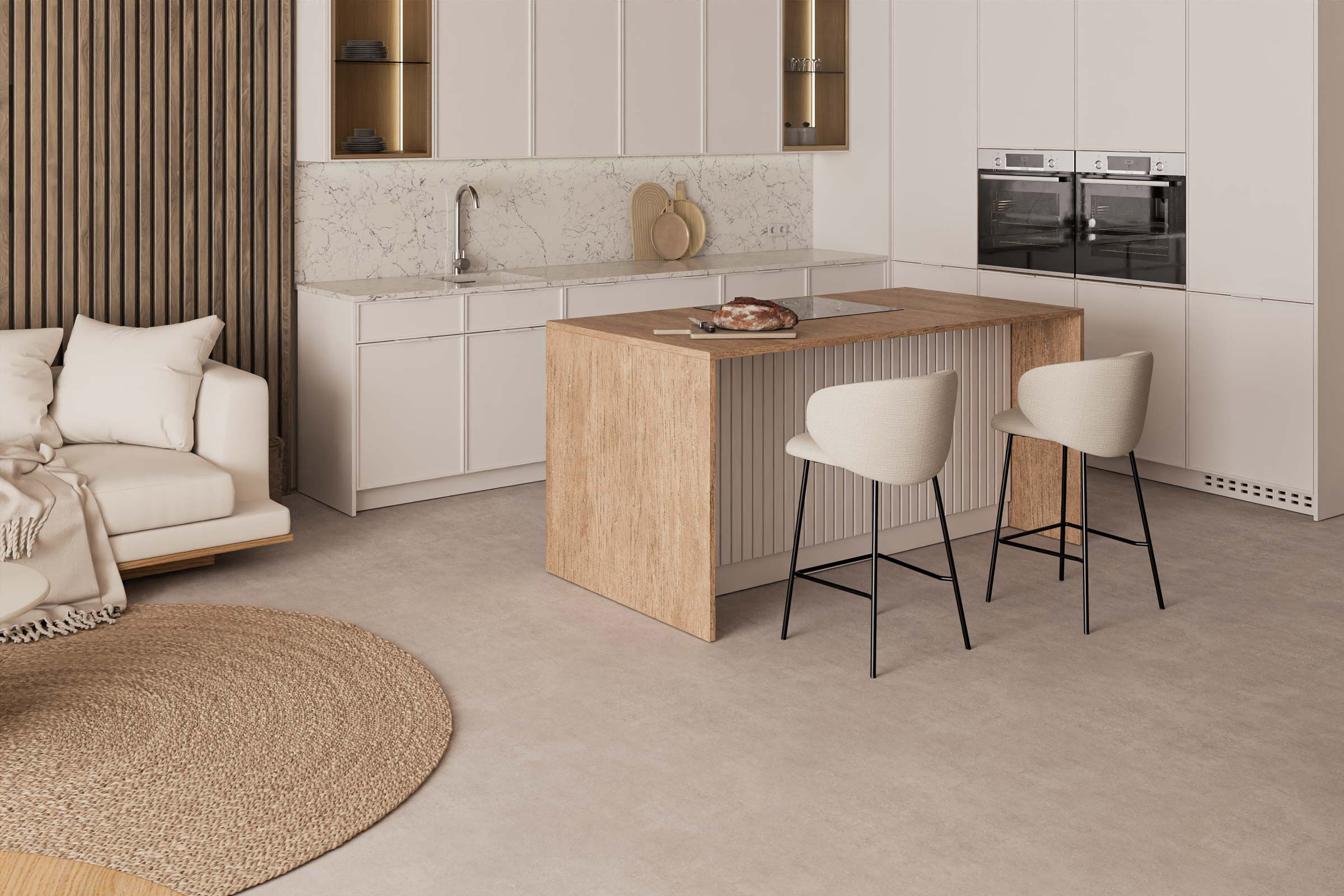 TABURETE RAY BEIGE Somcasa