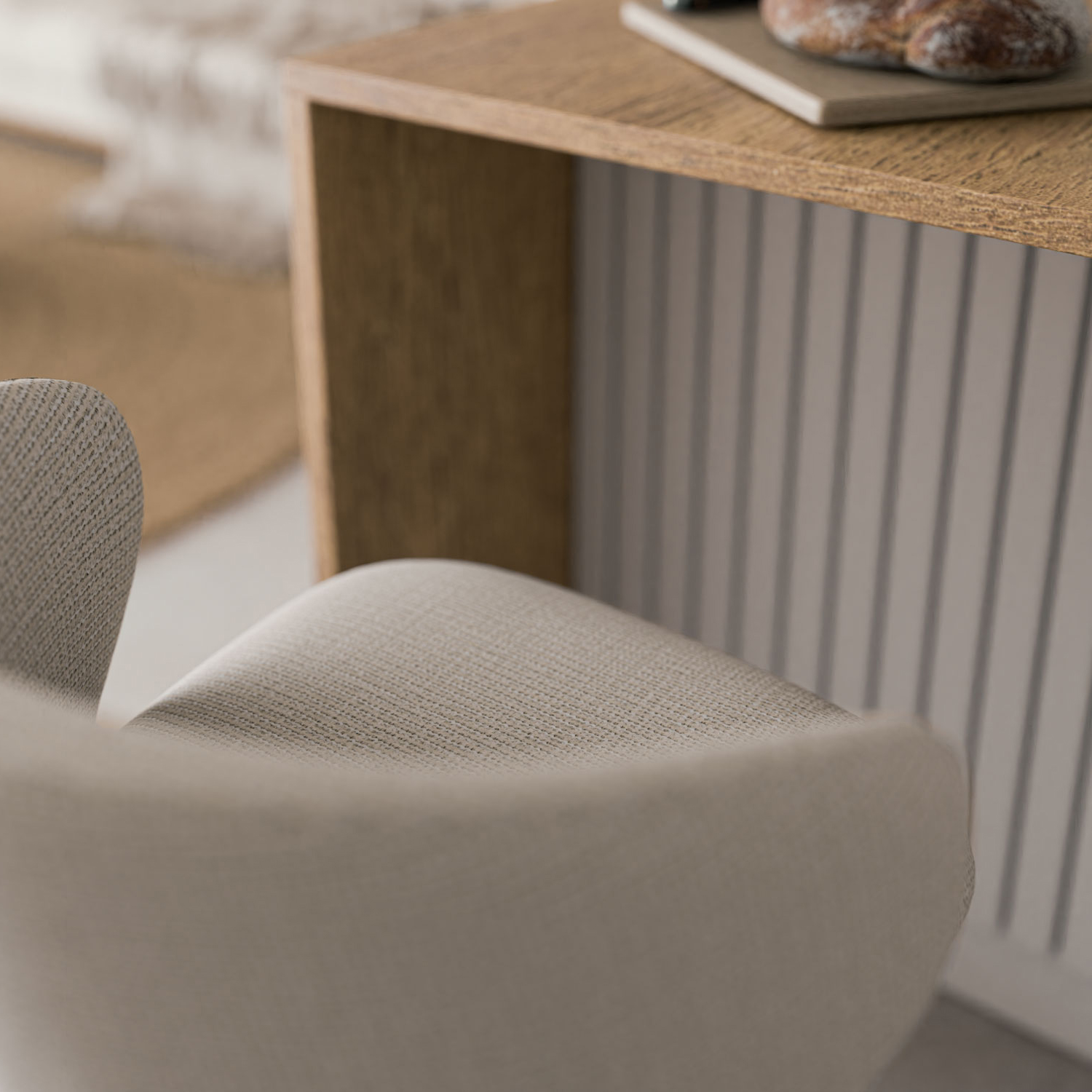 TABURETE RAY BEIGE - Imagen 6