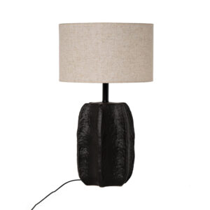 LAMPARA SOBREMESA ZARRA NEGRO Somcasa