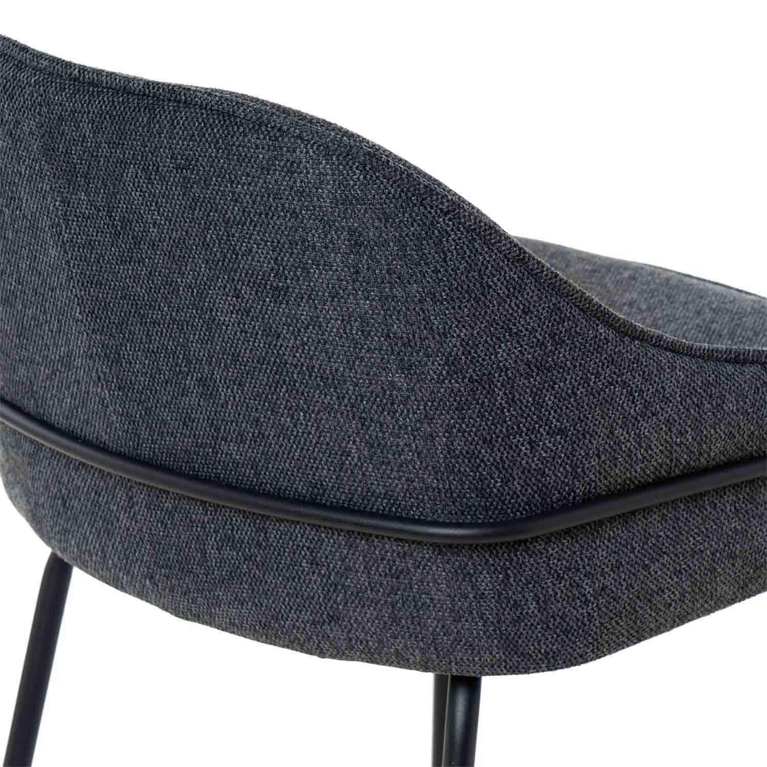 TABURETE LOUIS GRIS OSCURO - Imagen 7