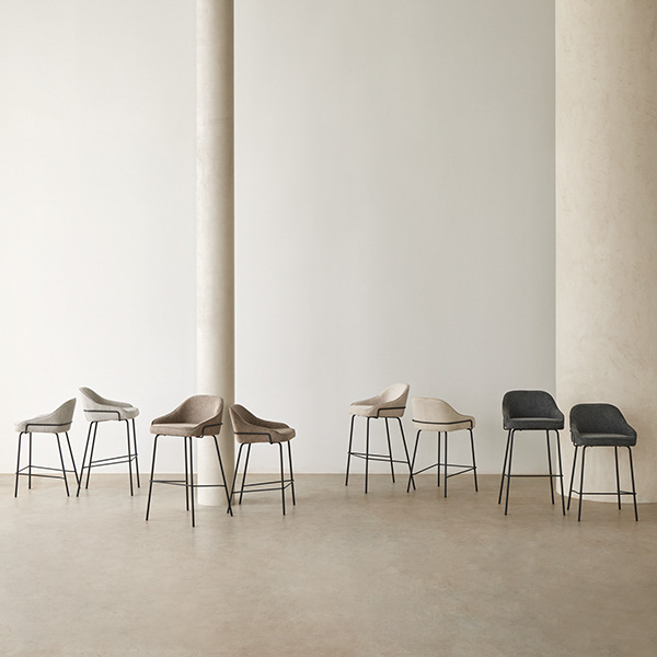 TABURETE LOUIS GRIS OSCURO - Imagen 8