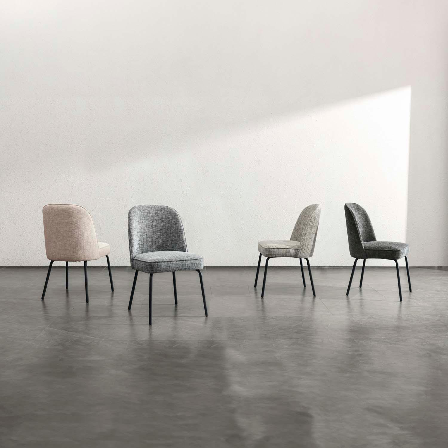 SILLA MAXIME TAUPE - Imagen 7