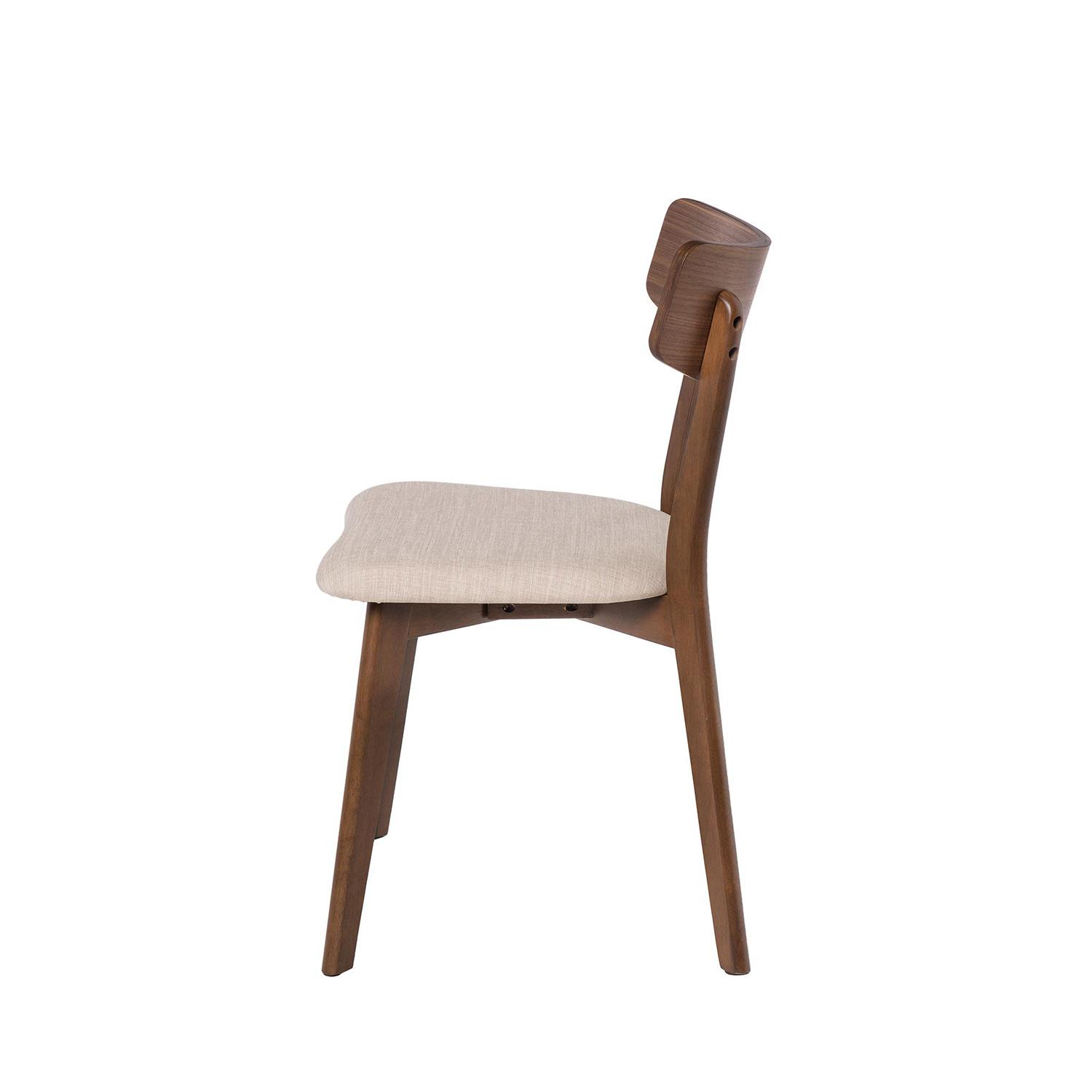 SILLA KEIRA NOGAL BEIGE - Imagen 3