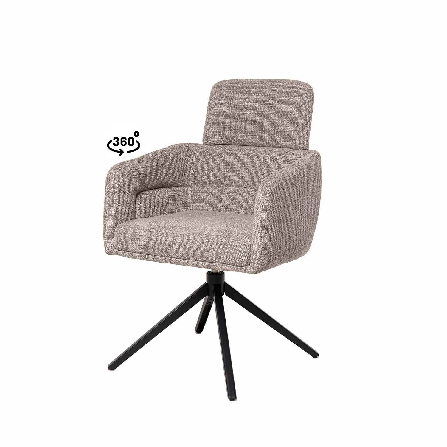 SILLA JANICE TAUPE Somcasa