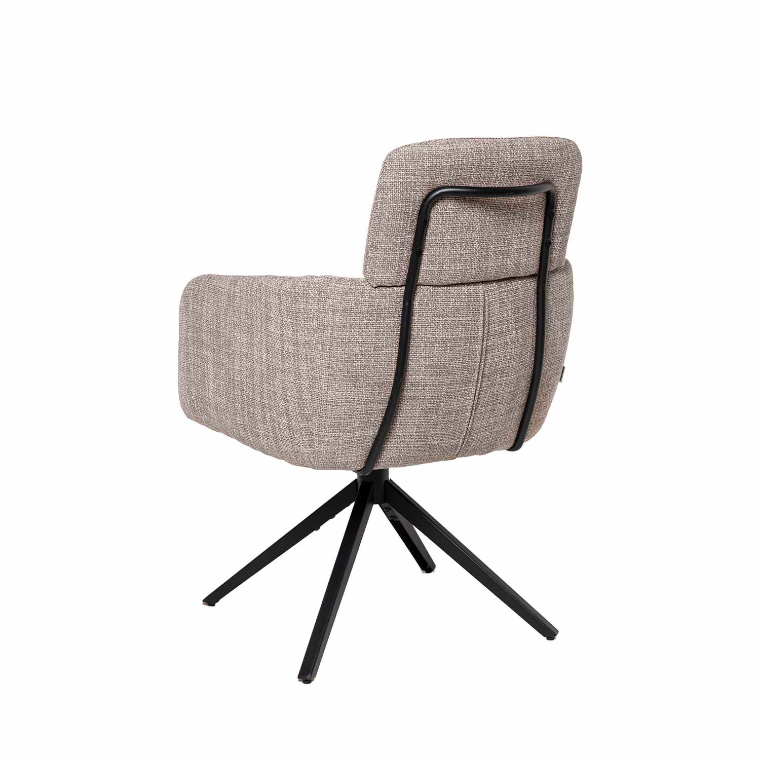 SILLA JANICE TAUPE - Imagen 2