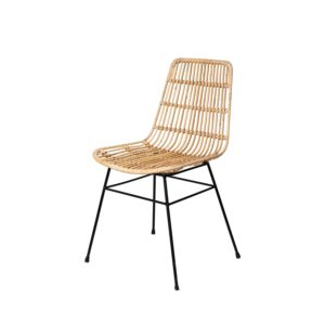 SILLA LIONA NATURAL/NEGRO Somcasa