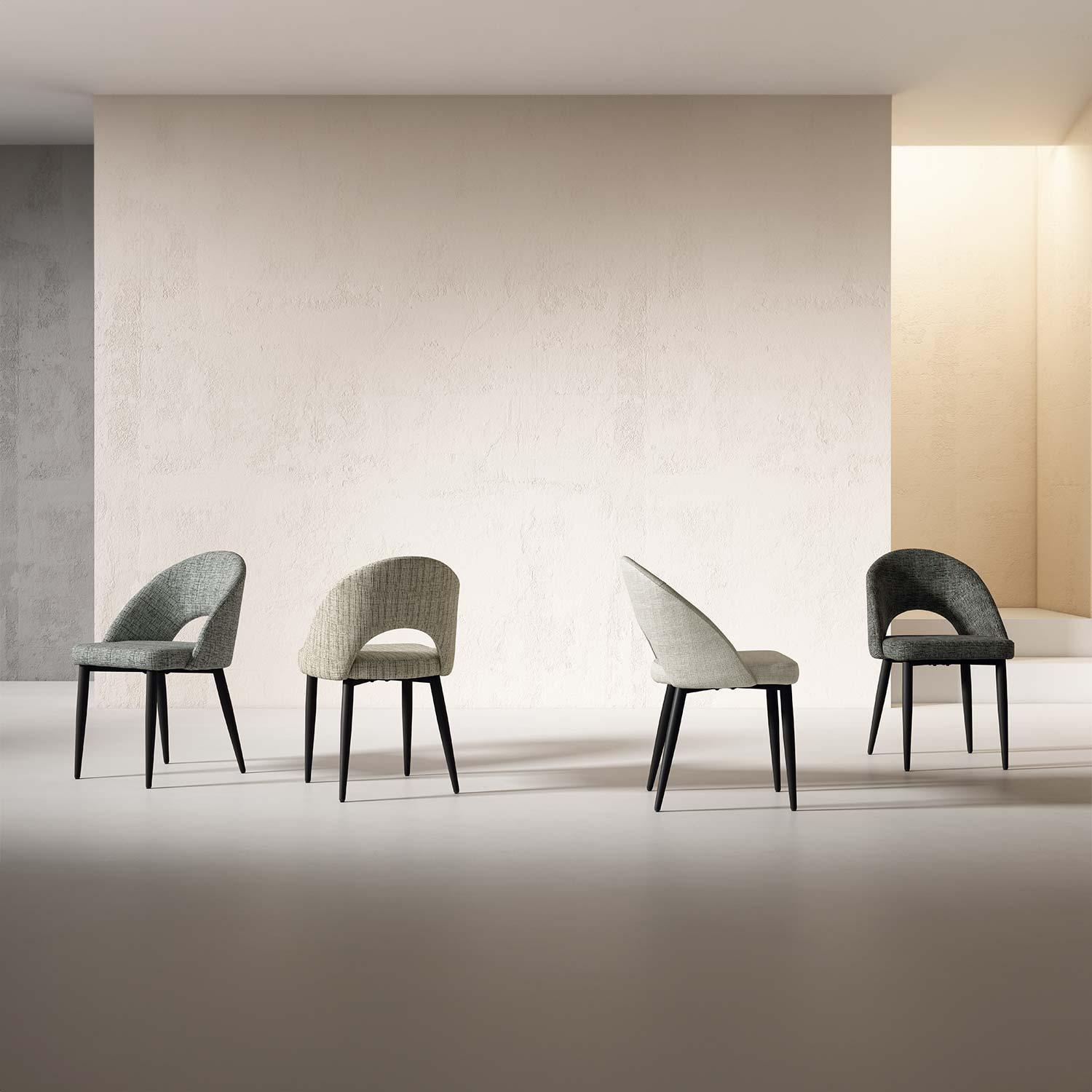 SILLA DORIS TAUPE - Imagen 8