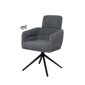 SILLA JANICE GRIS OSCURO Somcasa