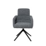 SILLA JANICE GRIS OSCURO