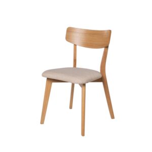SILLA KEIRA ROBLE BEIGE Somcasa