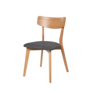 SILLA KEIRA ROBLE GRIS DARK Somcasa