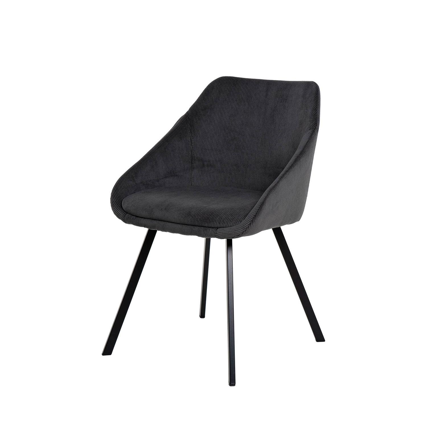 SILLA MACIE GRIS OSCURO Somcasa