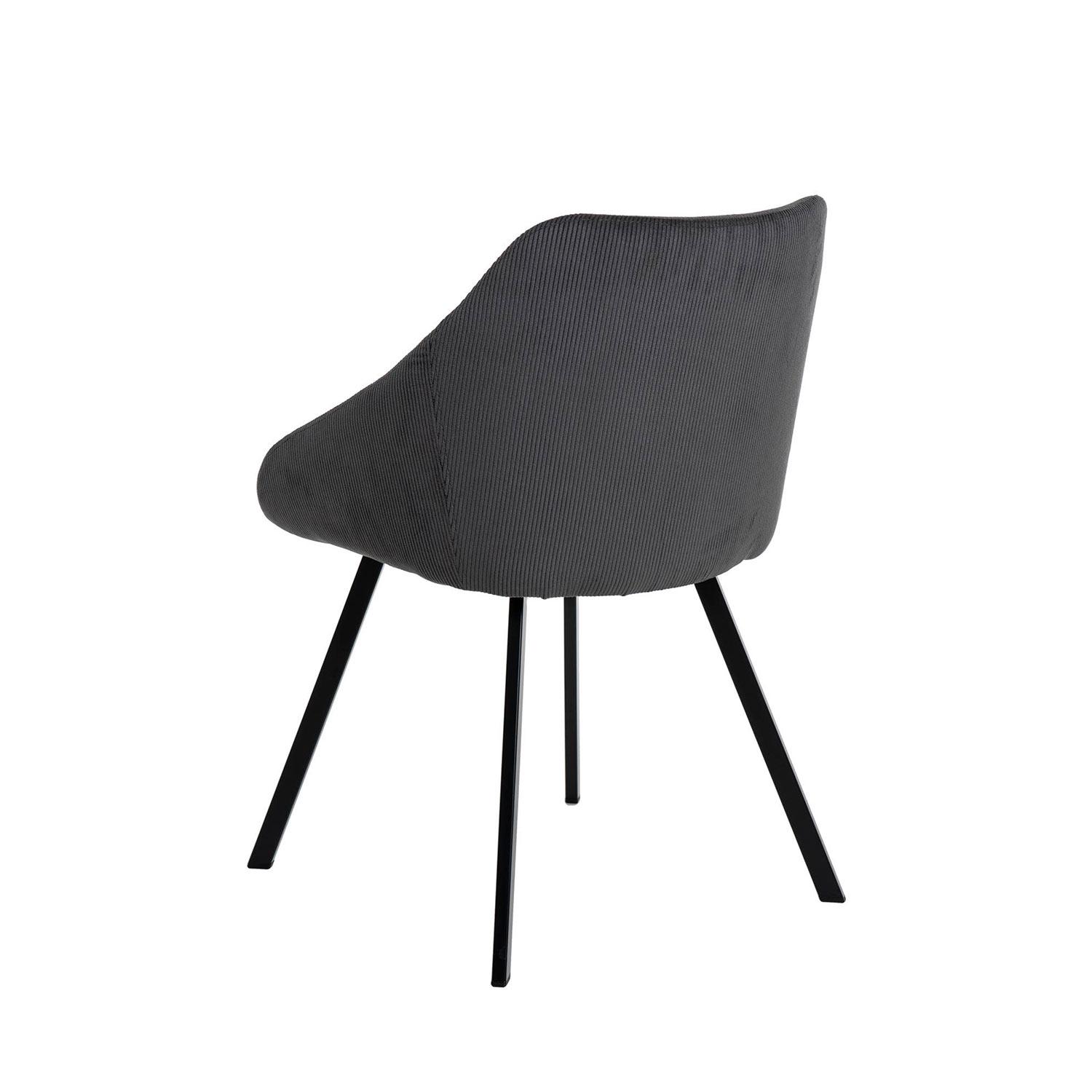 SILLA MACIE GRIS OSCURO - Imagen 2