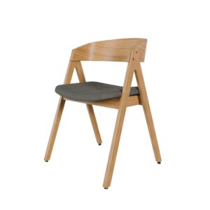 SILLA RINA ROBLE GRIS OSCURO Somcasa