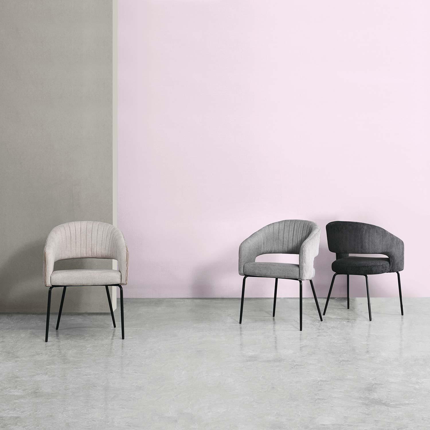 SILLA ELEONOR GRIS CLARO - Imagen 8