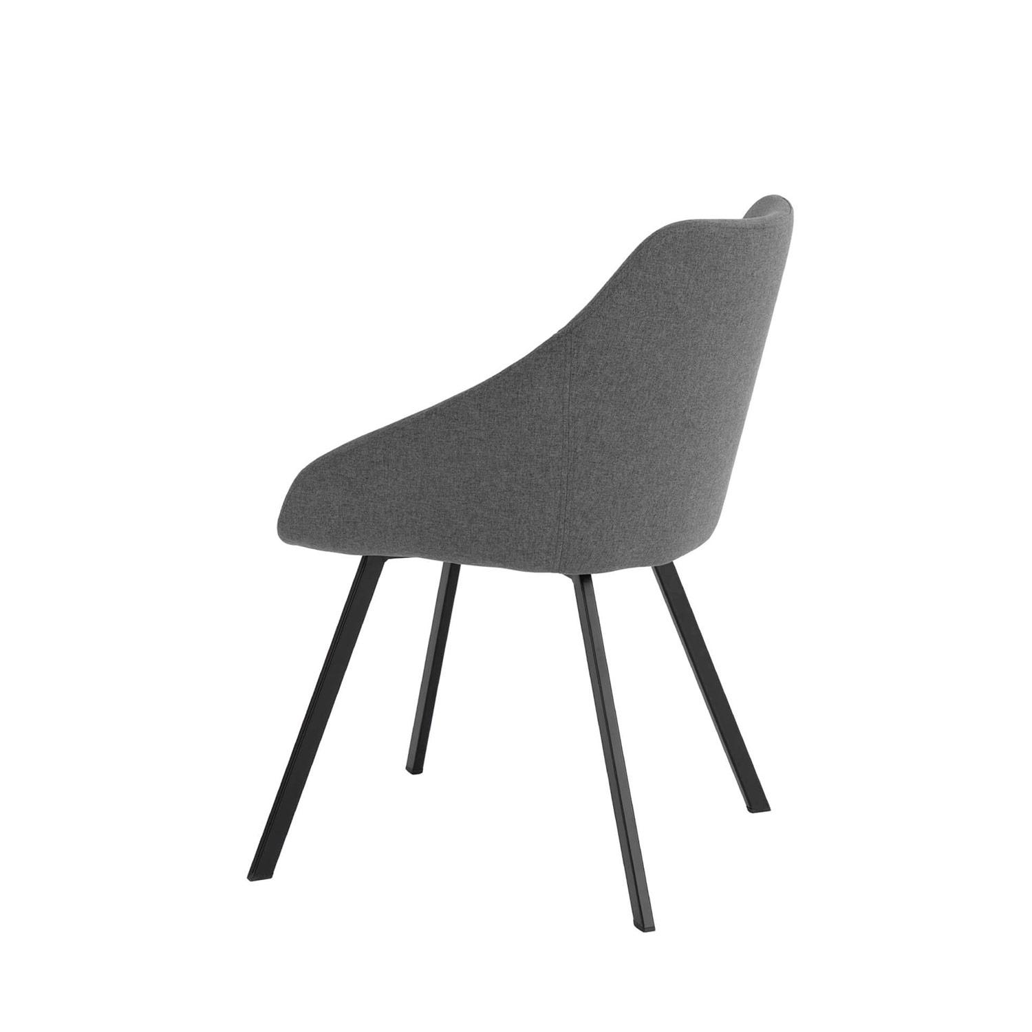 SILLA LANNA GRIS DARK - Imagen 2