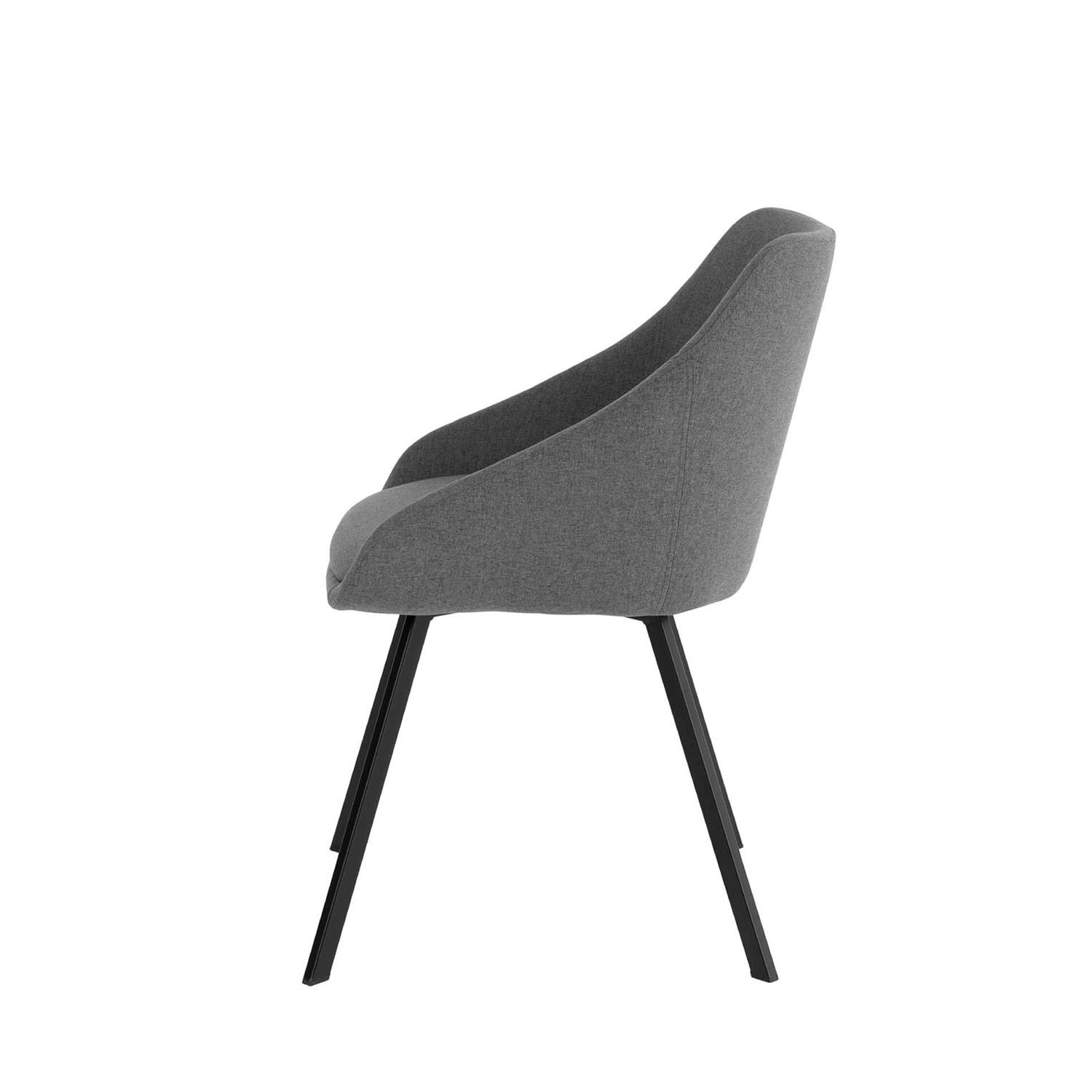 SILLA LANNA GRIS DARK - Imagen 3