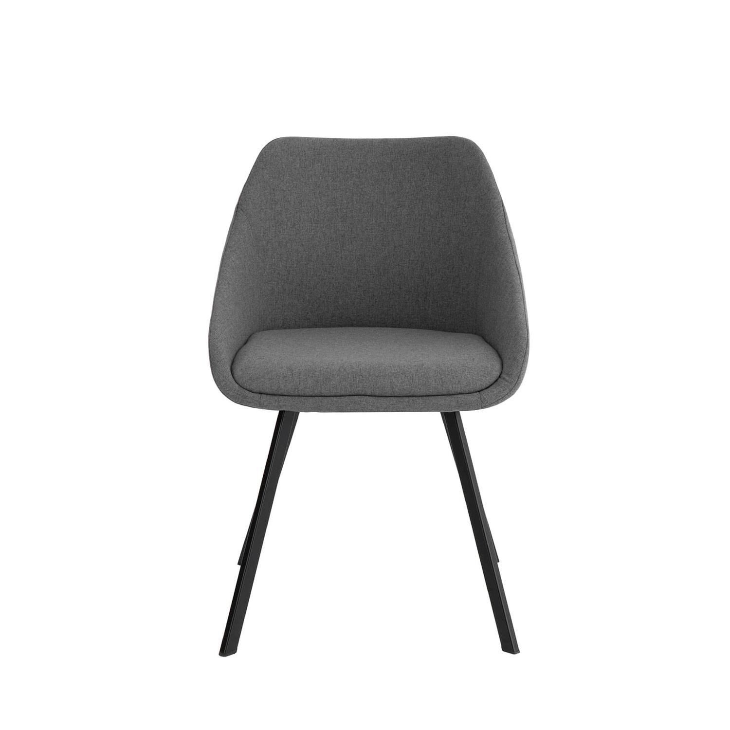 SILLA LANNA GRIS DARK - Imagen 4
