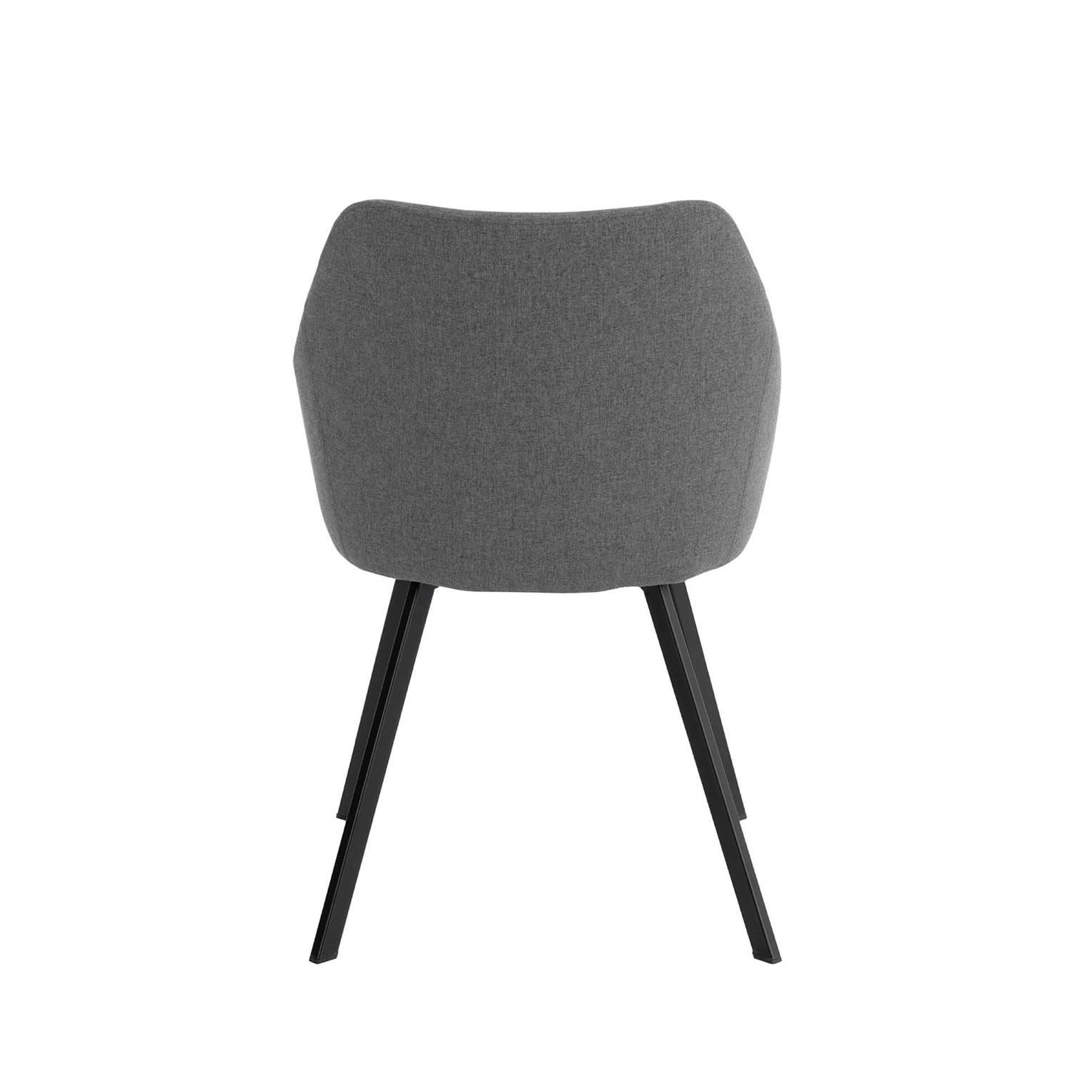 SILLA LANNA GRIS DARK - Imagen 5