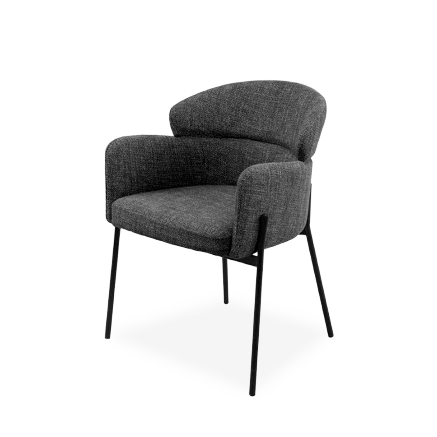 SILLA SALLY GRIS OSCURO Somcasa