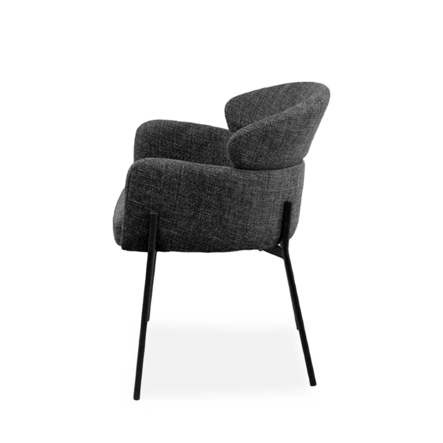 SILLA SALLY GRIS OSCURO - Imagen 3