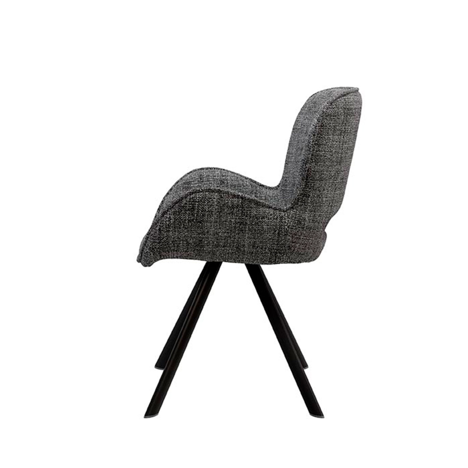 SILLA ASTRID GRIS OSCURO - Imagen 3