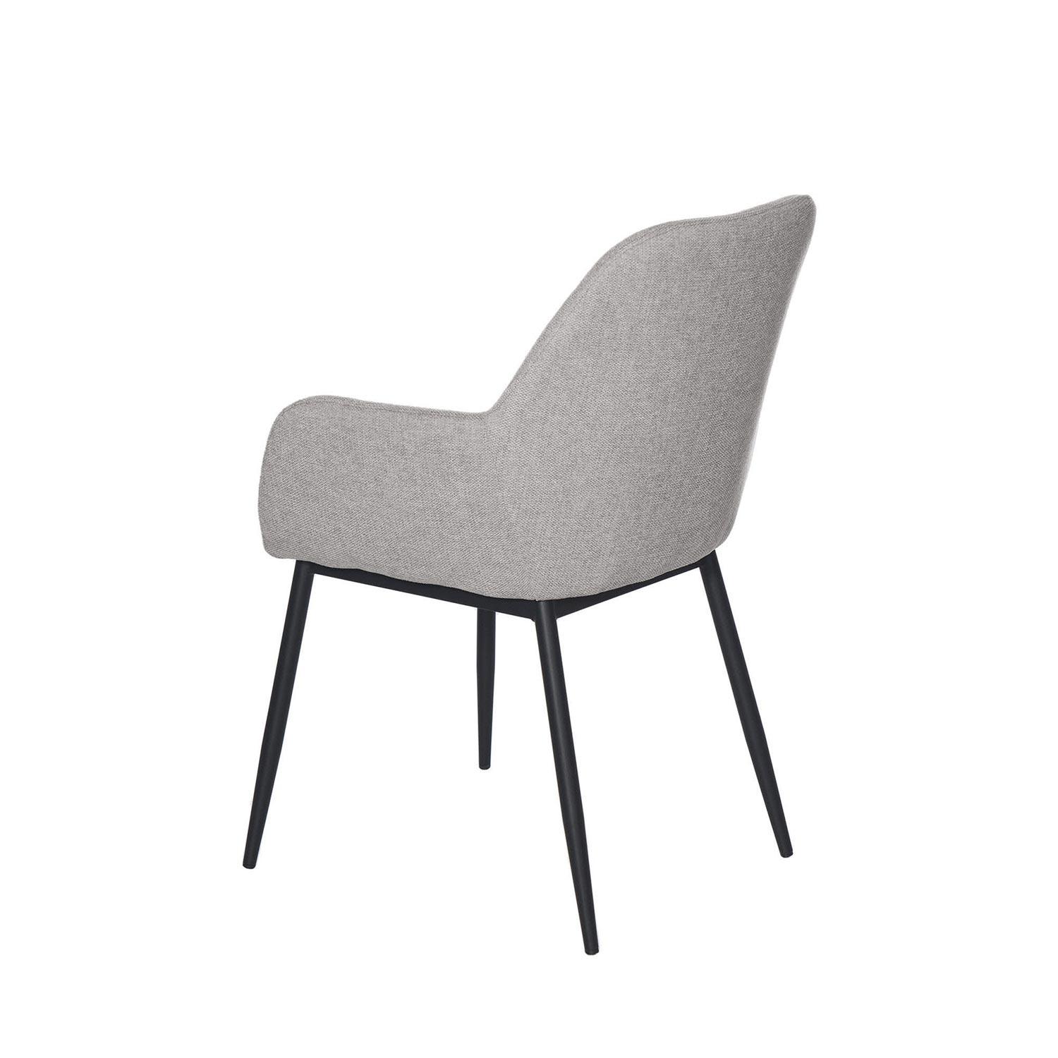 SILLA ISABELLA GRIS CLARO - Imagen 2