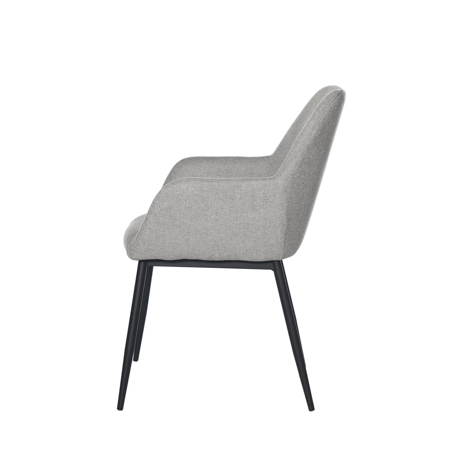 SILLA ISABELLA GRIS CLARO - Imagen 3