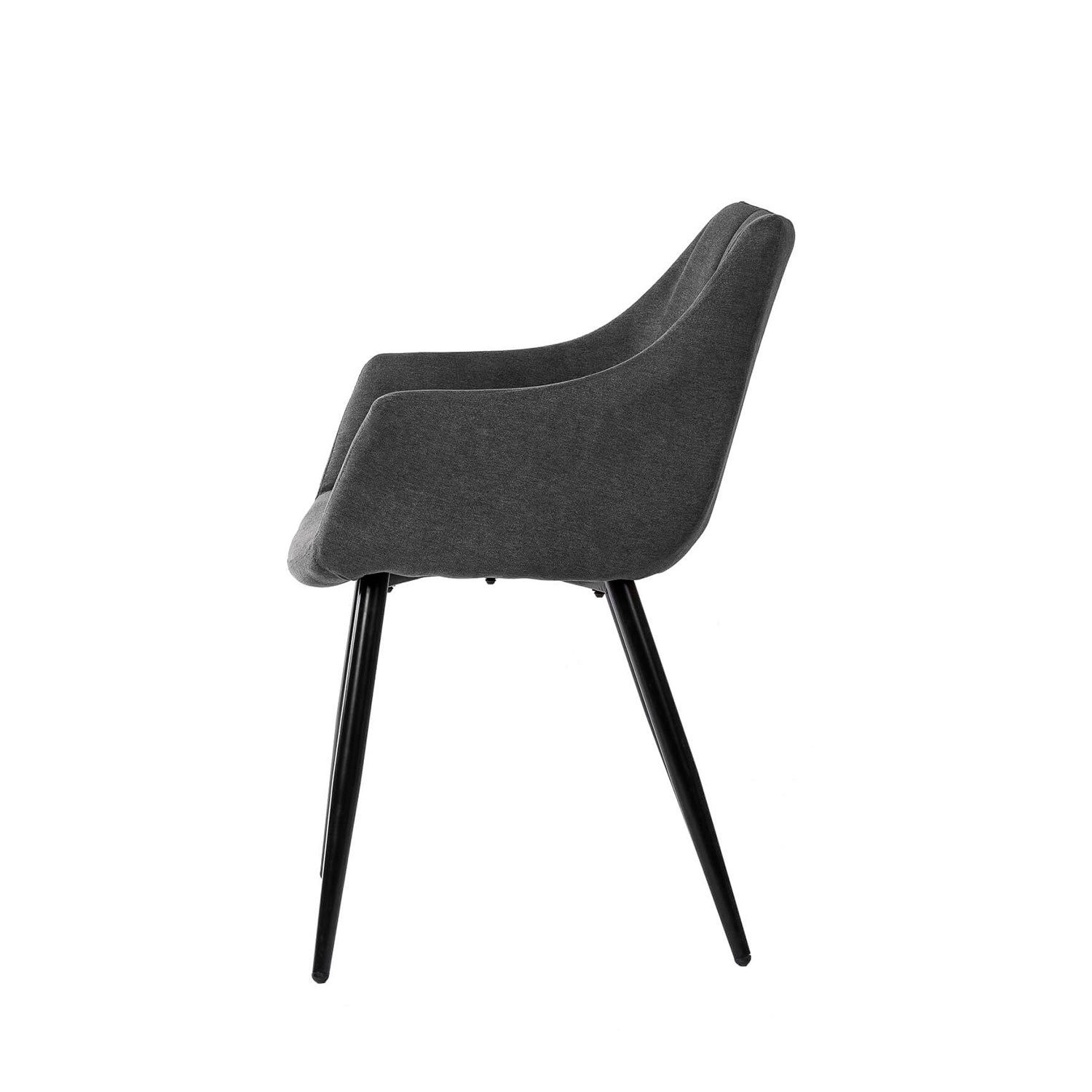 SILLA FIONA GRIS DARK - Imagen 2