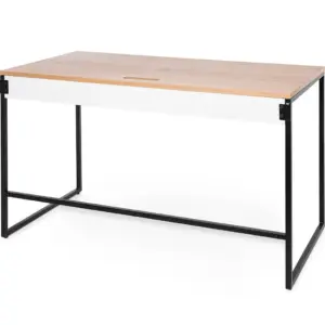 ESCRITORIO HUDSON ROBLE/NEGRO