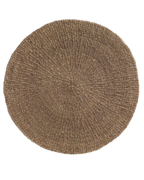 ALFOMBRA ALGAS MARINAS NATURAL 150 CM DIAMETRO - Imagen 2