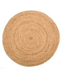 ALFOMBRA NATURAL YUTE DECORACIÓN 200 X 200 X 1 CM