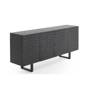 APARADOR 4 PUERTAS MADERA DE MANGO IMITACION PIEL DE COCODRILO N Gabar