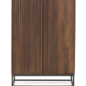 APARADOR ALTO 2 PUERTAS LAMINADAS MADERA MACIZA DE MANGO