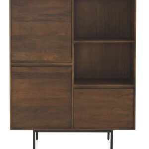 APARADOR ALTO 3 PUERTAS LISAS MADERA MACIZA DE MANGO