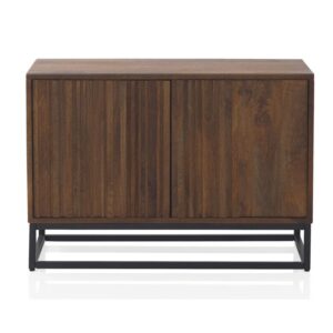 APARADOR PEQUENO 2 PUERTAS LAMINADAS MADERA MACIZA DE MANGO