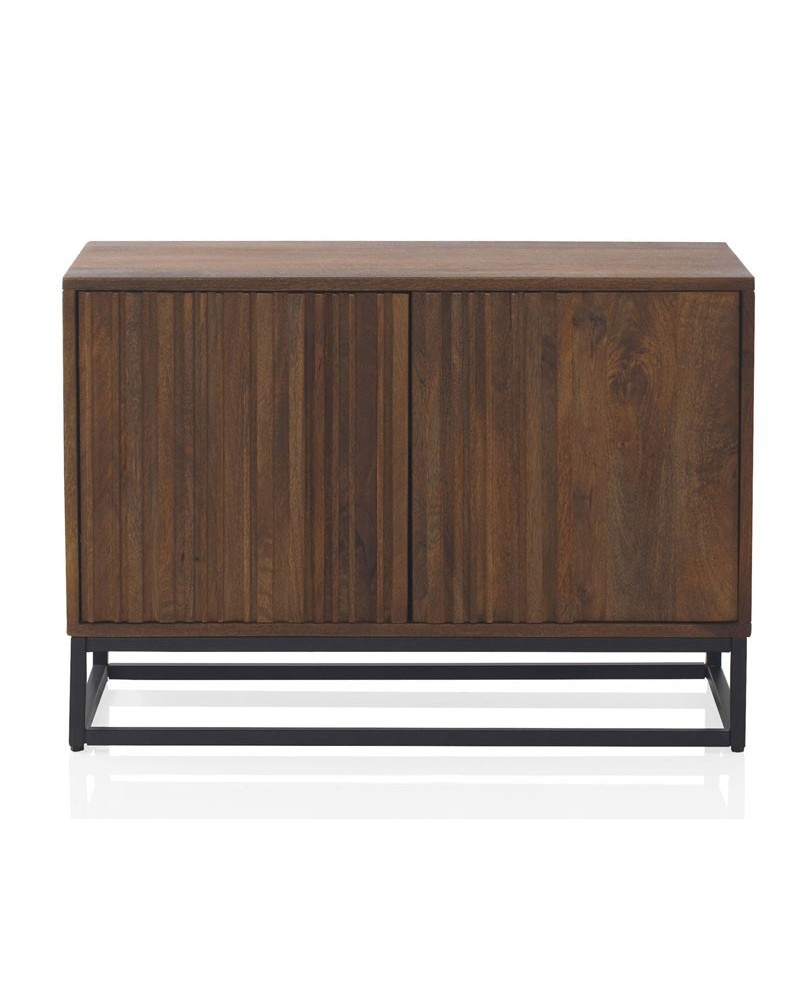 APARADOR PEQUENO 2 PUERTAS LAMINADAS MADERA MACIZA DE MANGO