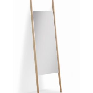 ESPEJO MURAL DE MADERA NATURAL  Gabar