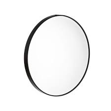 ESPEJO NEGRO ALUMINIO-CRISTAL 60 X 4 X 60 CM