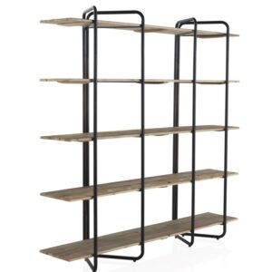 ESTANTERIA MADERA Y PATAS METAL - (P30)  Gabar