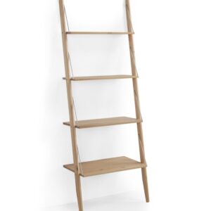 ESTANTERIA MURAL 4 BALDAS DE MADERA NATURAL Gabar