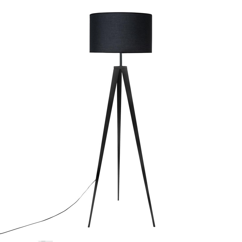 LAMPARA SUELO CHERA NEGRO