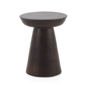 MESA AUXILIAR DE MADERA EN COLOR NOGAL  Gabar