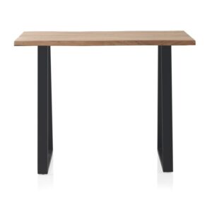 MESA BAR 130X70 MADERA MACIZA DE ACACIA SOBRE DE 25 MM GROSOR CO Gabar