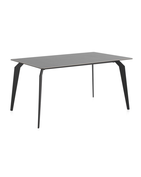 MESA CERAMICA GRIS CON PATAS DE METAL 150X90 - (P30) - Imagen 2