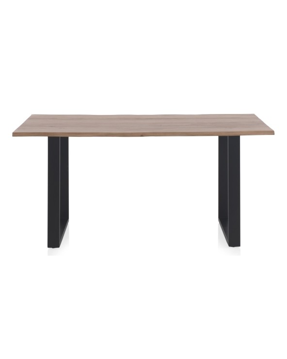 MESA COMEDOR 160X90 MADERA MACIZA DE ACACIA SOBRE DE 25 MM GROSO - Imagen 2