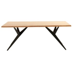 MESA COMEDOR MADERA MACIZA DE ACACIA SOBRE DE 35 MM GROSOR  Gabar