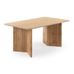 MESA COMEDOR RECTANGULAR 160X90 DE PATAS EN ROBLE CON SOBRE CERA  Gabar