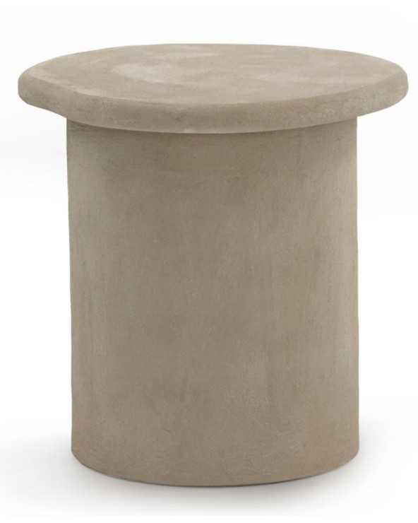 MESA DE CENTRO COLOR CEMENTO ARENA DE POLIRESINA - Imagen 2